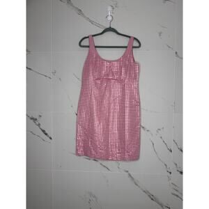 VTG y2k J. Crew Polka Dot Woven Sleeveless Dress 10 Wedding Guest Beach Coquette